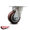 Service Caster 4 Inch Kingpinless Poly on Polyolefin Wheel Swivel Top Plate Caster SCC SCC-KP30S420-PPUR - alternate 2
